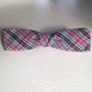 Royal Tartan bow tie - clip on little boy